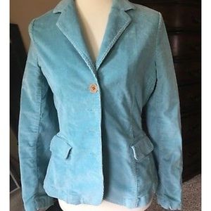 🌺Eddie Bauer Lt Blue Cord Blazer Sz 12